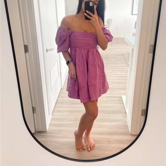 Abercrombie Emerson Puff Sleeve Dress - Picture 3 of 4